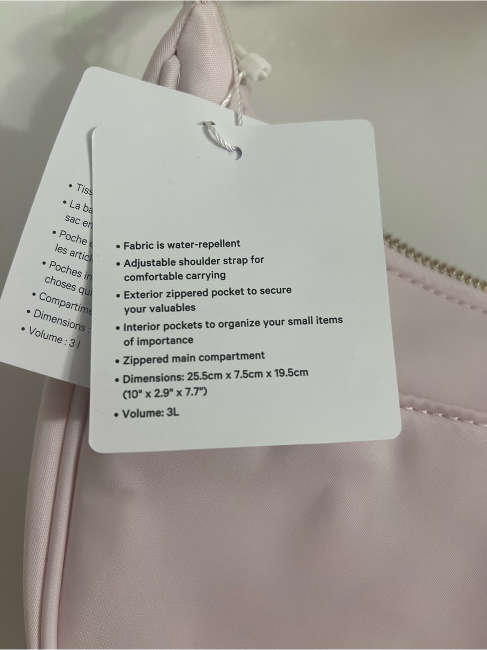 lululemon athletica Pale Pink Shoulder Bag with Gold Hardware - Picture 12 of 13